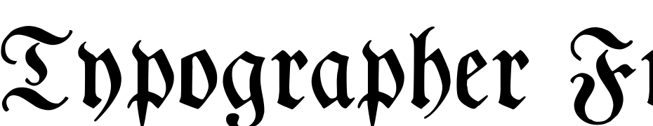Typographer Fraktur Medium cкачати шрифт безкоштовно